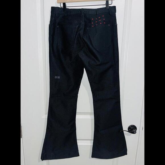 KSUBI Women’s Joplin Flare Leg Jeans Stretch Premium Denim Black Size 32X33 - Picture 2 of 4